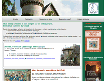 Tablet Screenshot of cecab-chateaux-bourgogne.fr